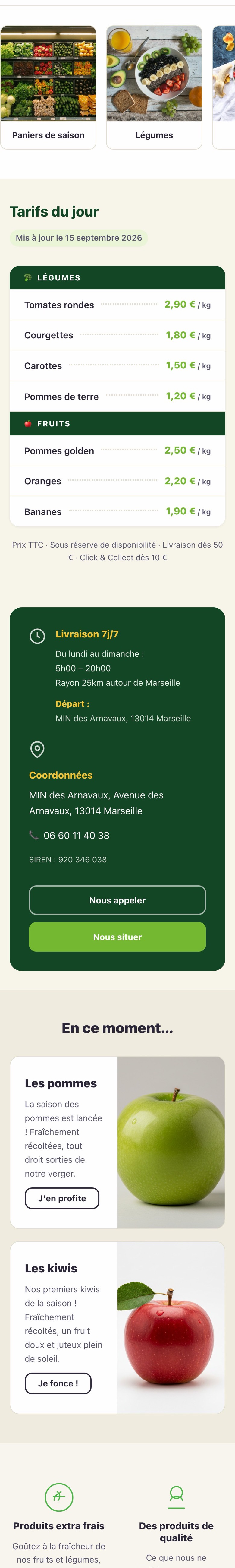 Chrono Primeur sur téléphone